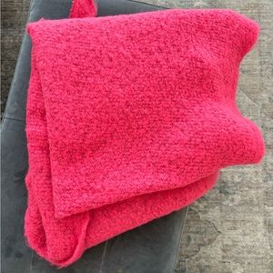 💖Barbie pink soft blanket scarf - Amsterdam